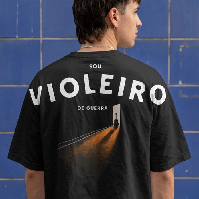 Estampa Violeiro de Guerra